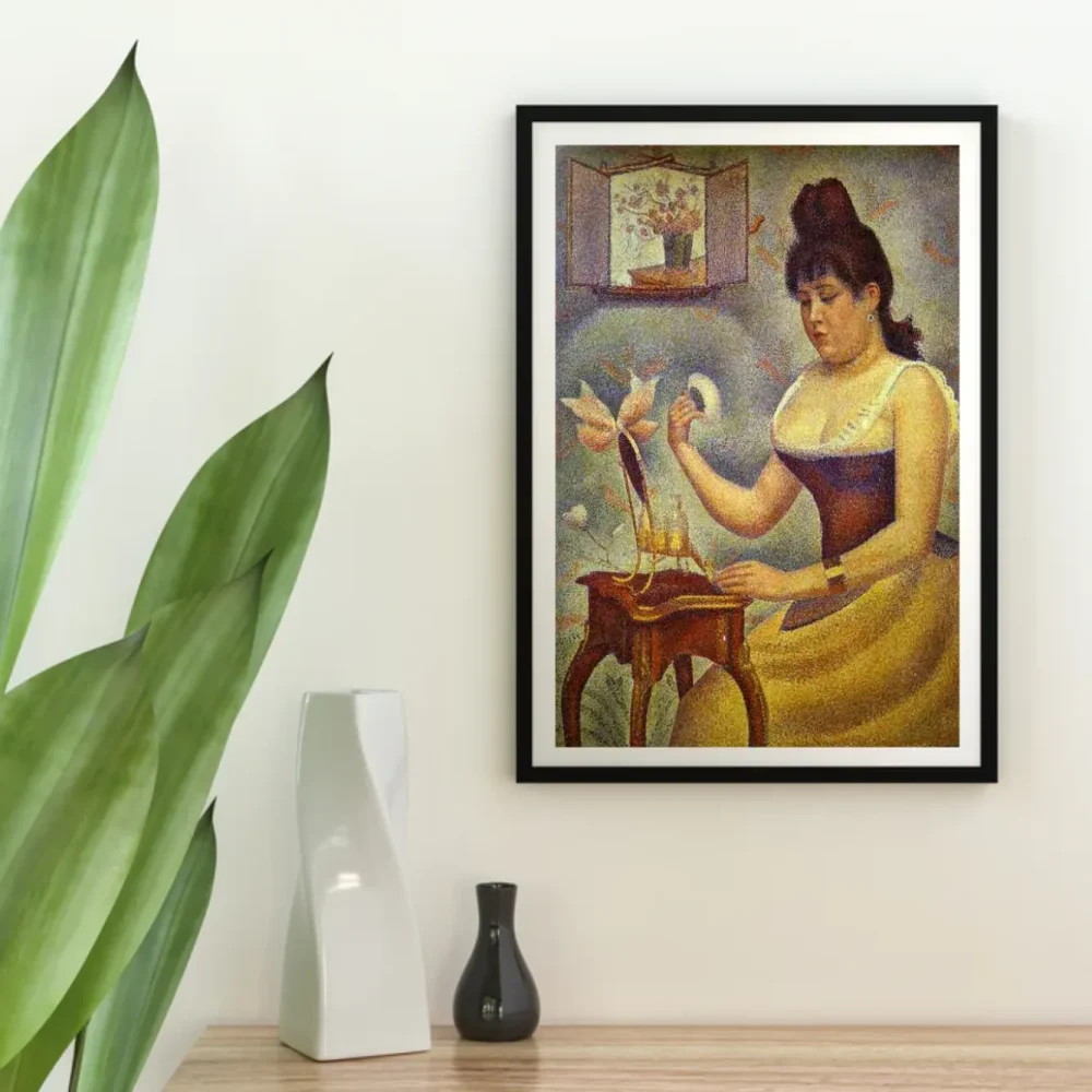 Pintar por números Mujer joven empolvándose – foto 4
