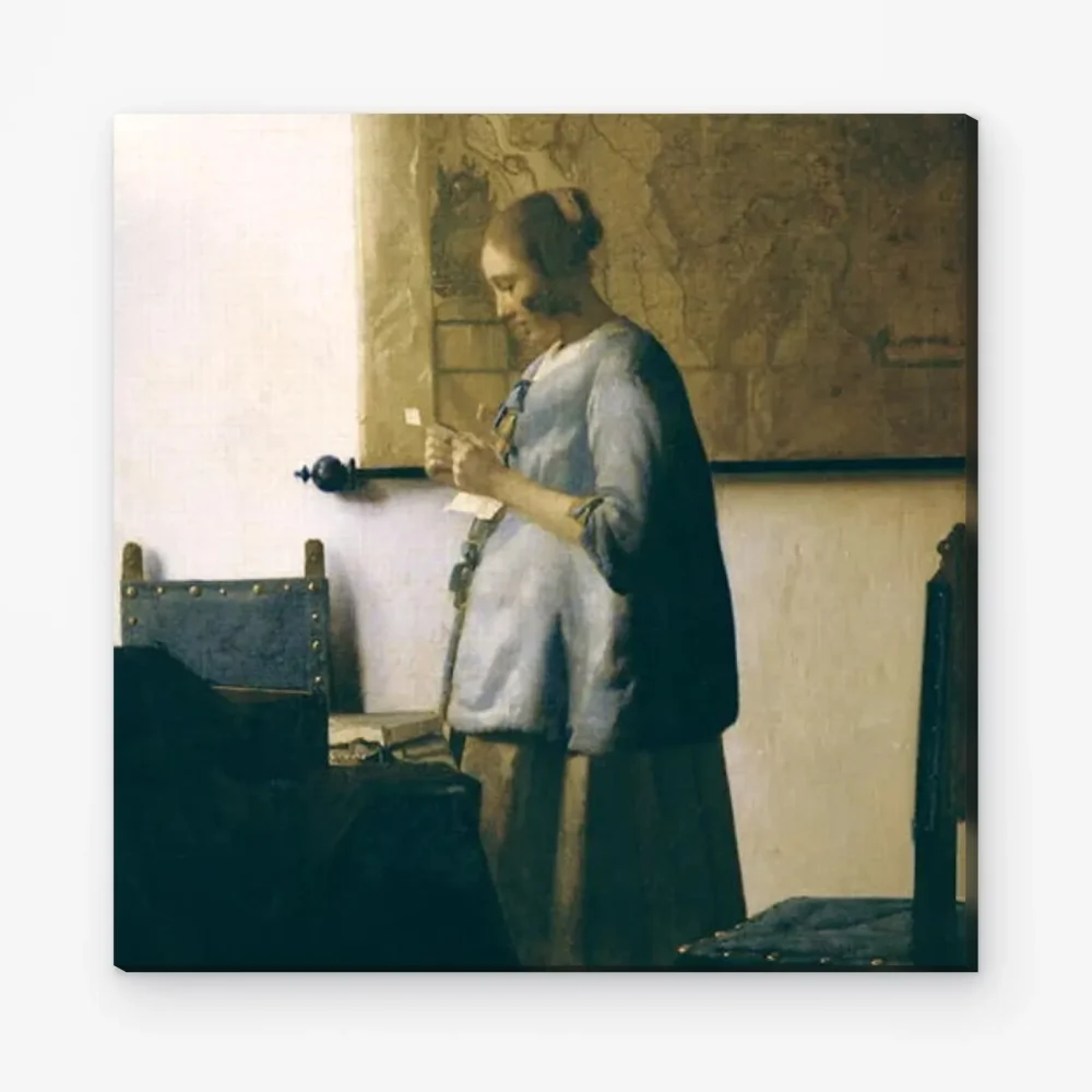 Pintar por Números - Mujer leyendo una carta