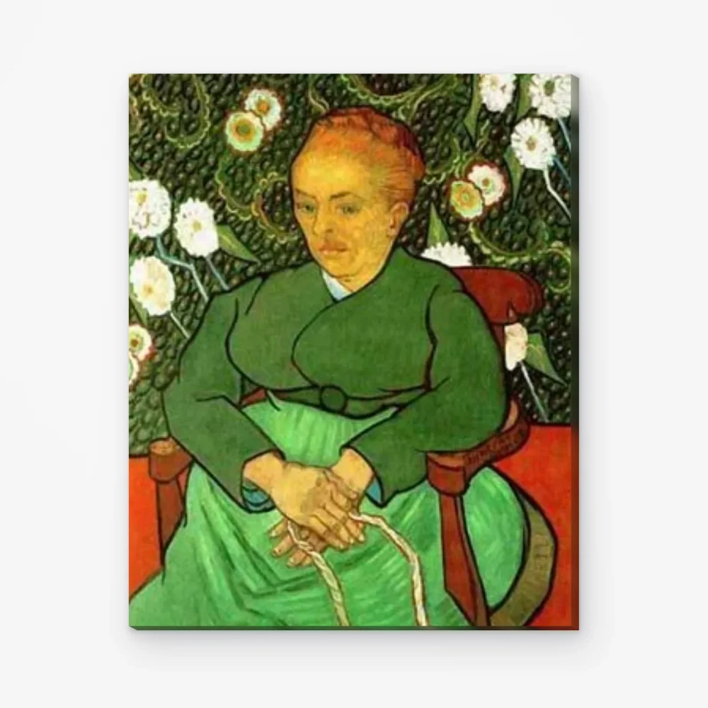 Pintar por Números - Mujer meciendo la cuna