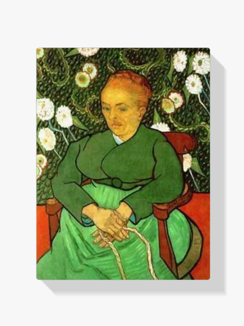 Pintar por números Mujer meciendo la cuna