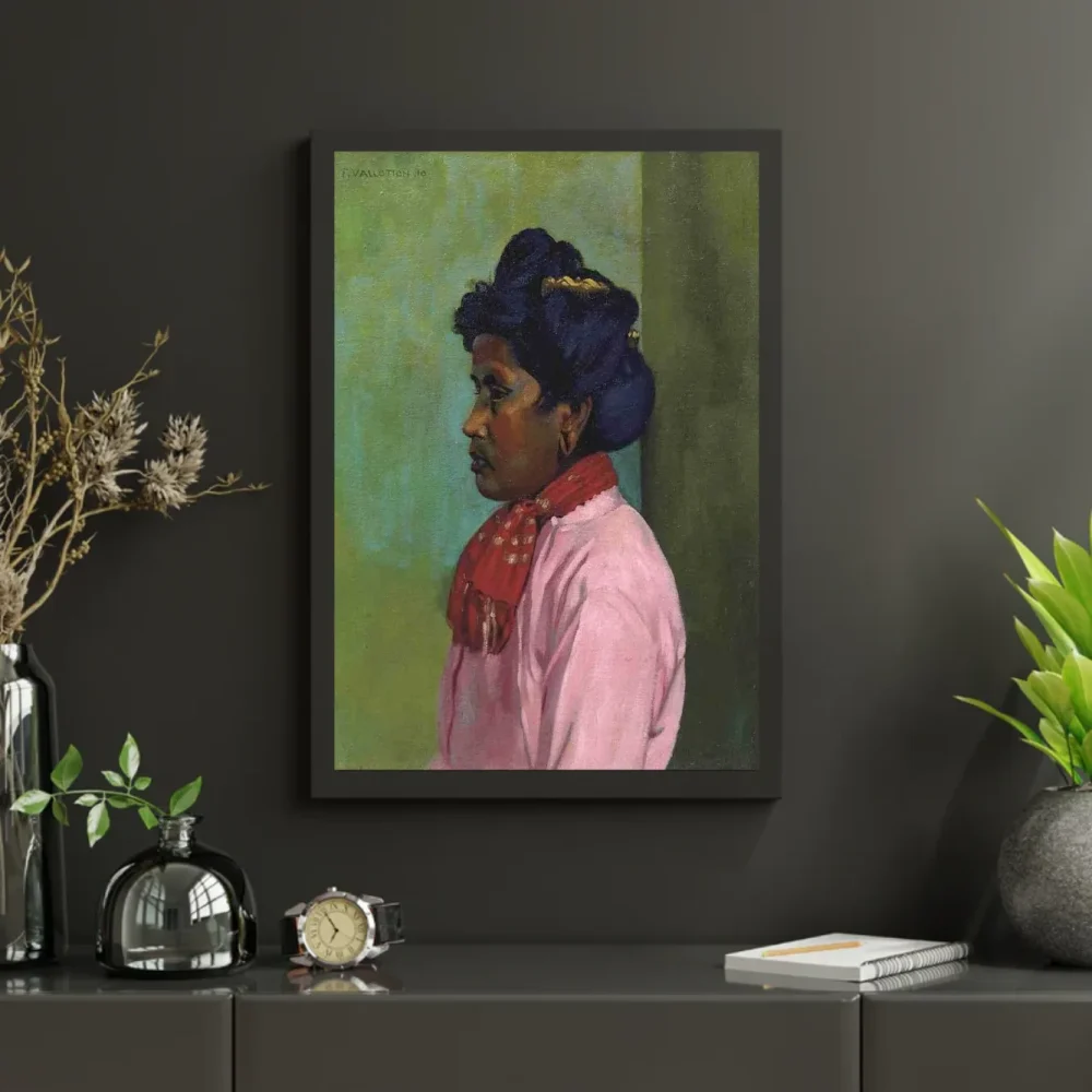 Pintar por números Mujer negra con blusa rosa – foto 3