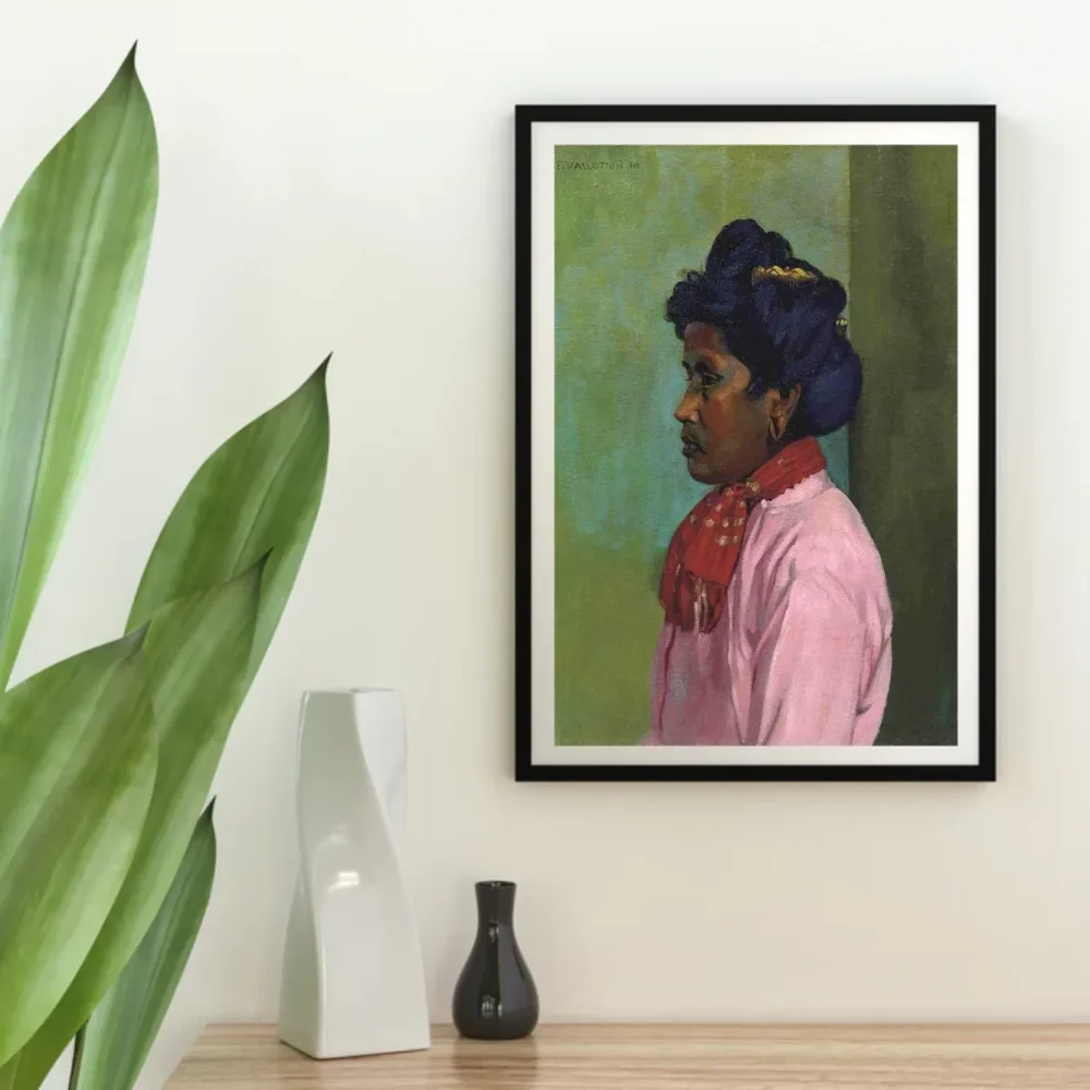 Pintar por números Mujer negra con blusa rosa – foto 4