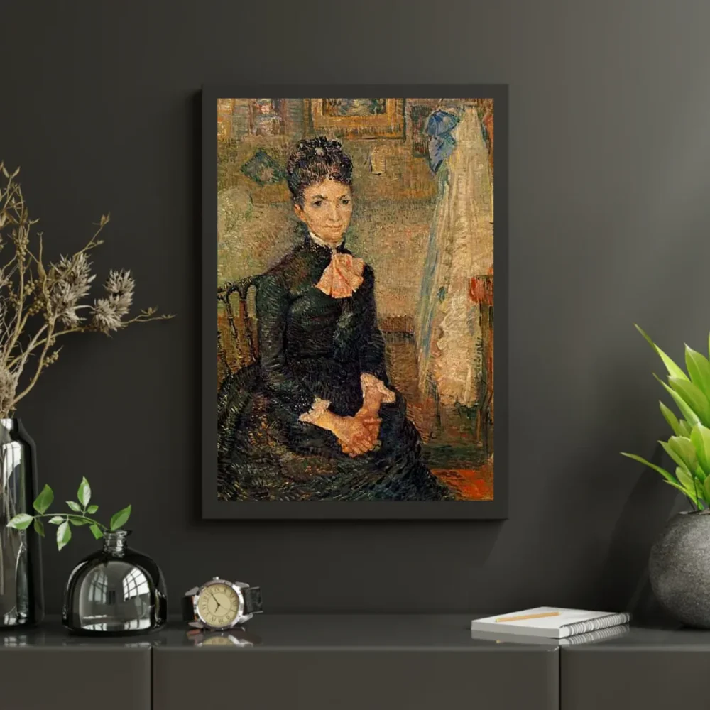 Pintar por números Mujer sentada junto a una cuna – foto 3