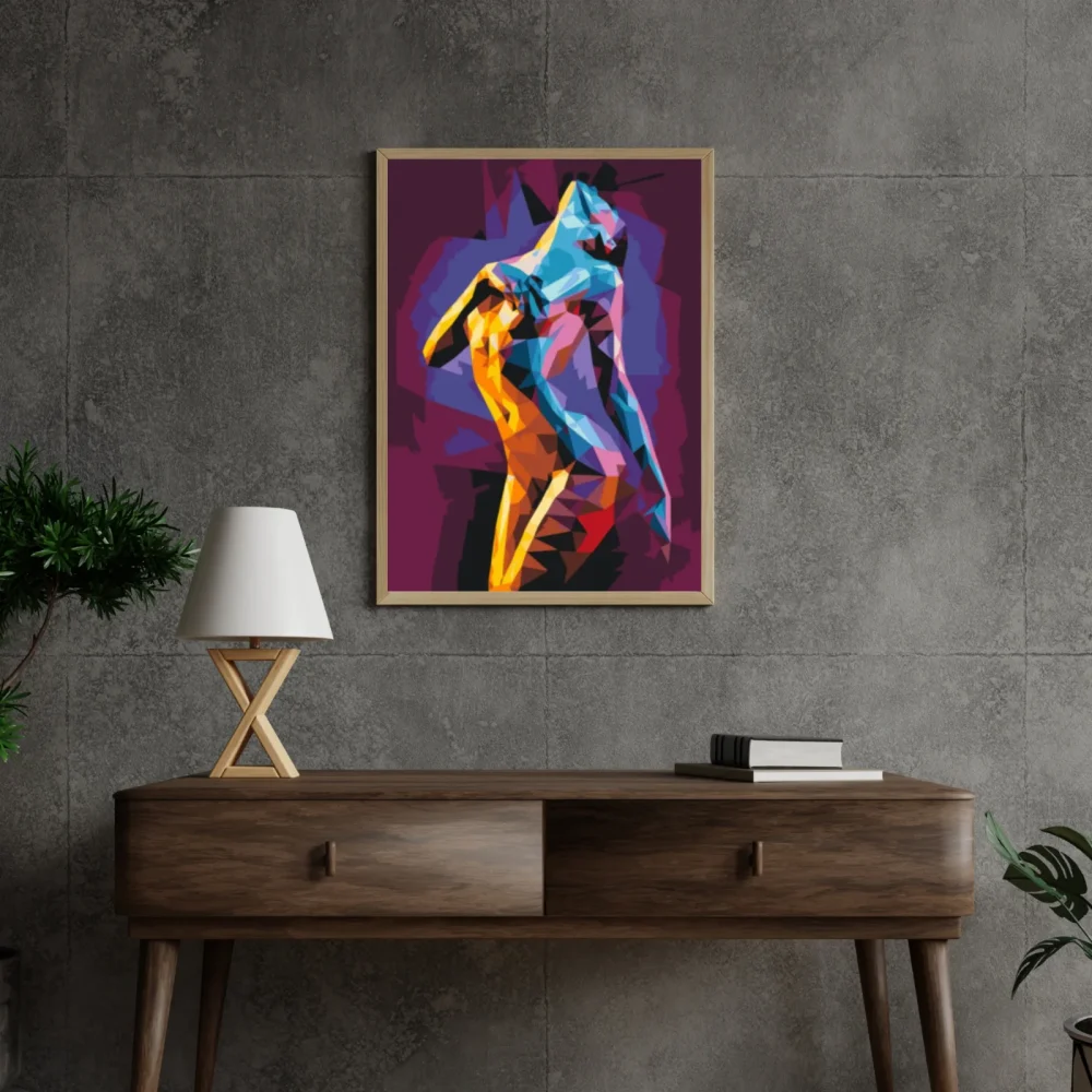 Pintar por números Mujer solitaria – foto 4