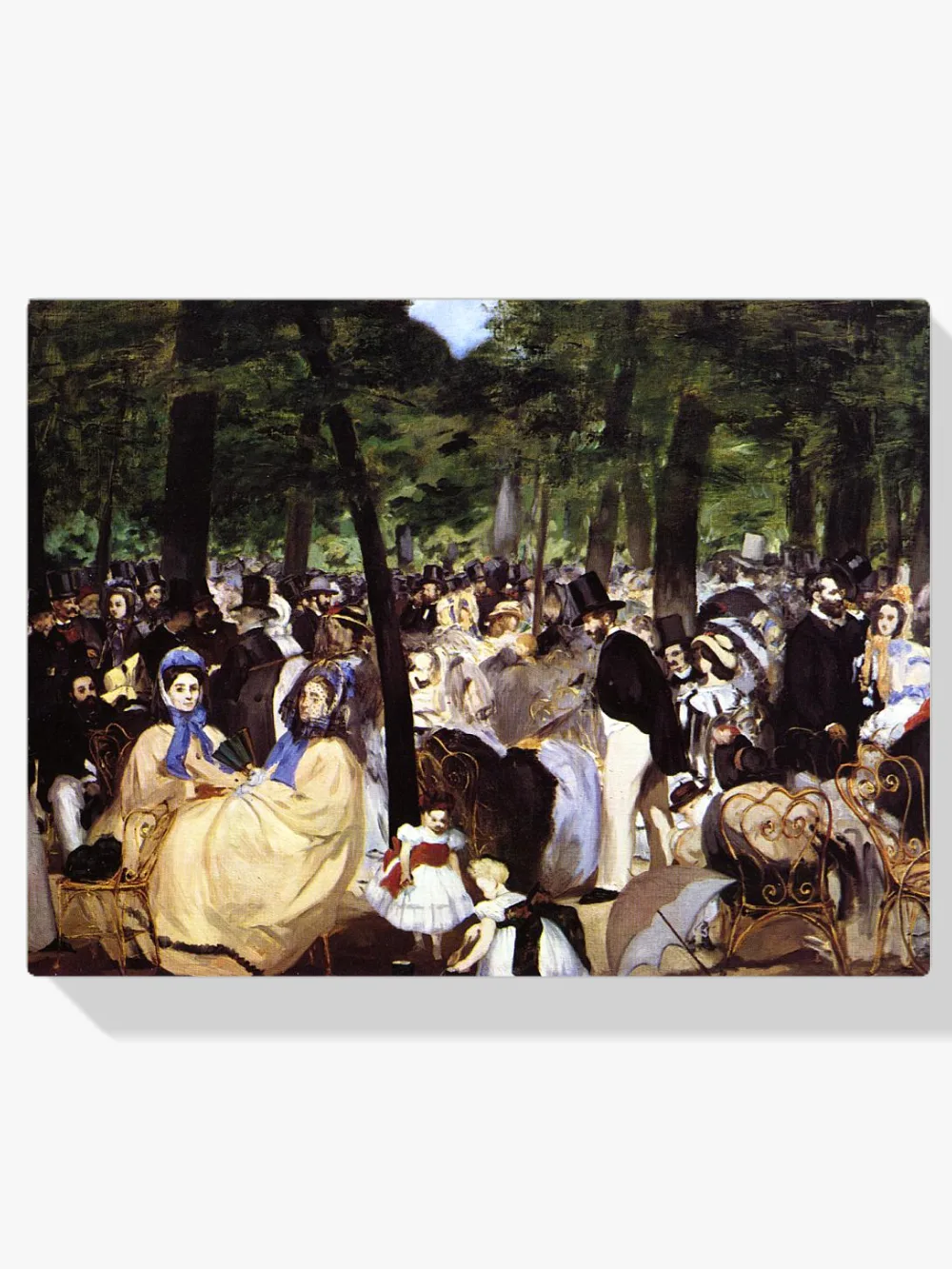 Pintar por números Música en las Tullerías