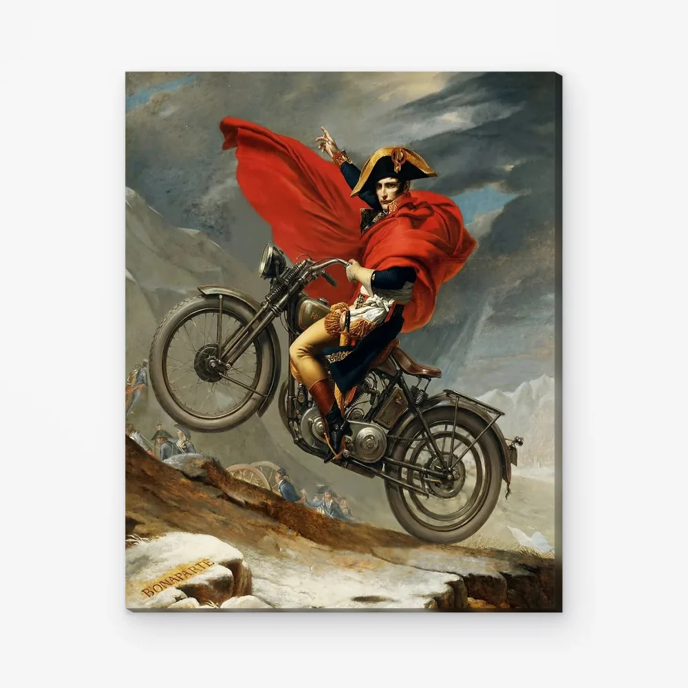 Pintar por Números - Napoleón en bicicleta