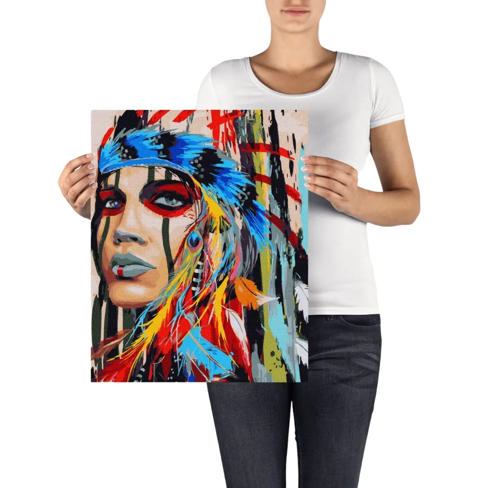 Pintar por números Nativo americano – foto 4