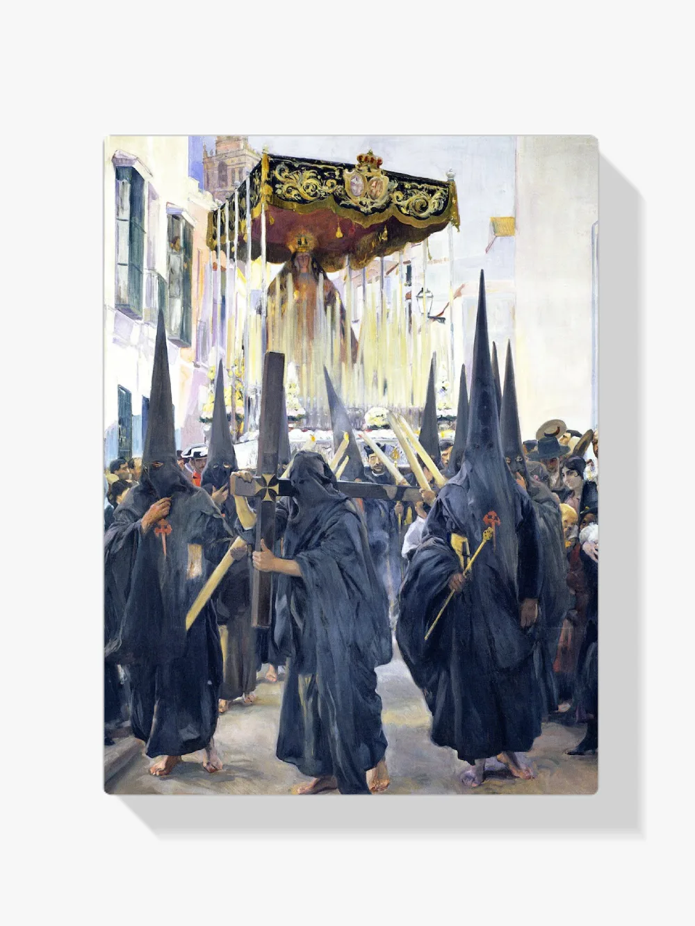Pintar por números Nazarenos en la Semana Santa de Sevilla