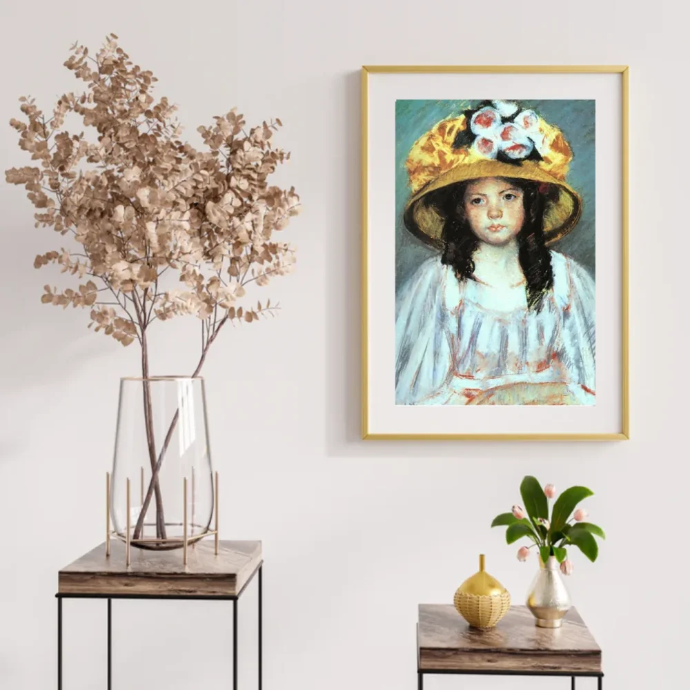 Pintar por números Niña con gran sombrero – foto 2