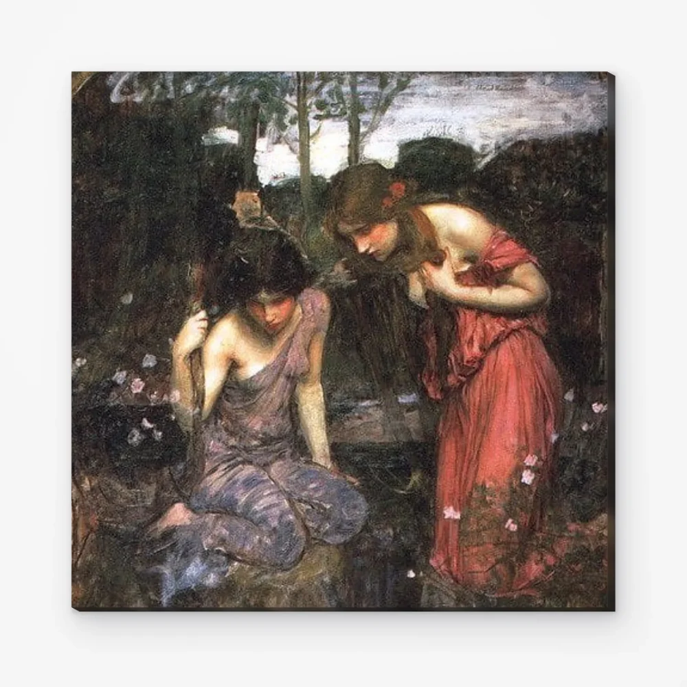 Pintar por Números - Ninfas encuentran la cabeza de Orfeo (estudio)
