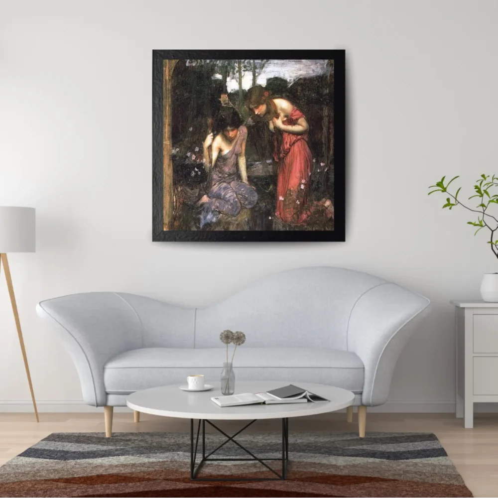 Pintar por números Ninfas encuentran la cabeza de Orfeo (estudio) – foto 2