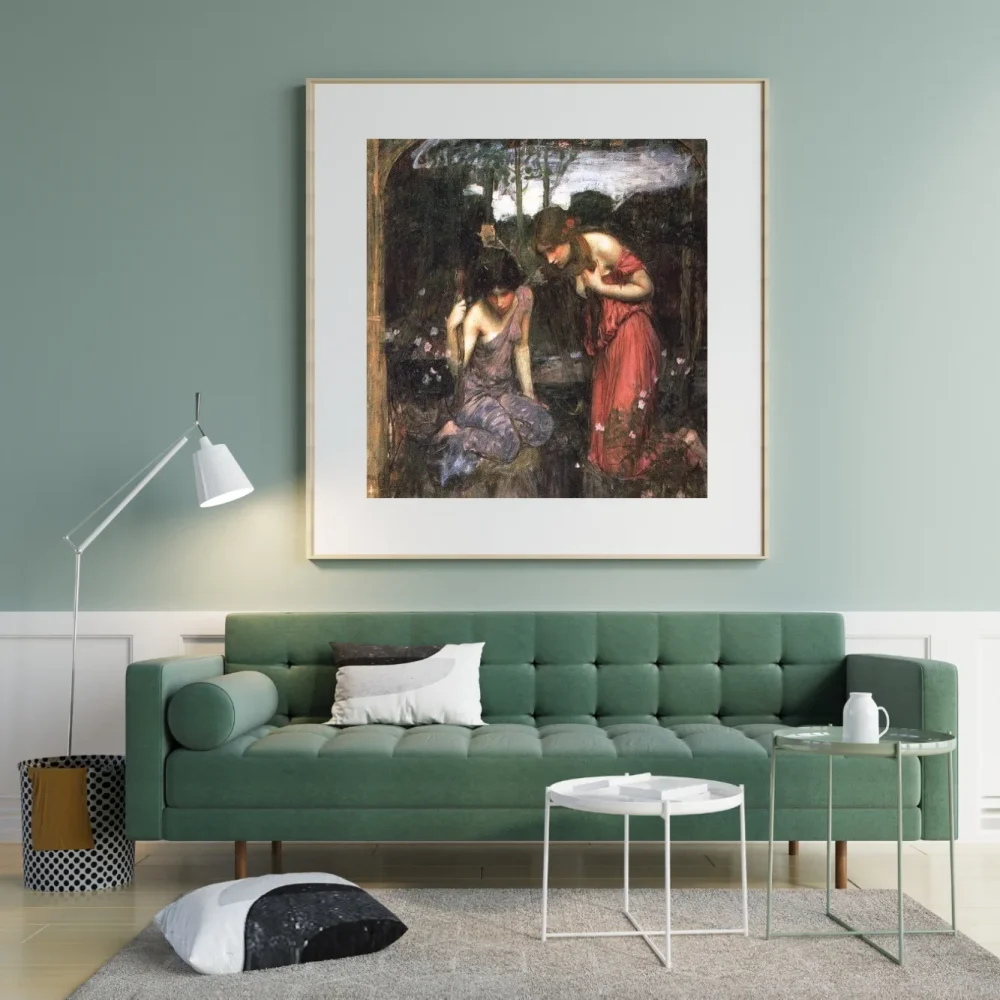 Pintar por números Ninfas encuentran la cabeza de Orfeo (estudio) – foto 3