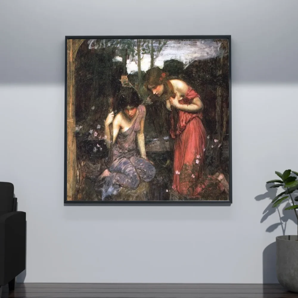 Pintar por números Ninfas encuentran la cabeza de Orfeo (estudio) – foto 4