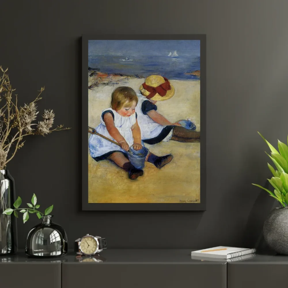 Pintar por números Niños en la orilla – foto 3