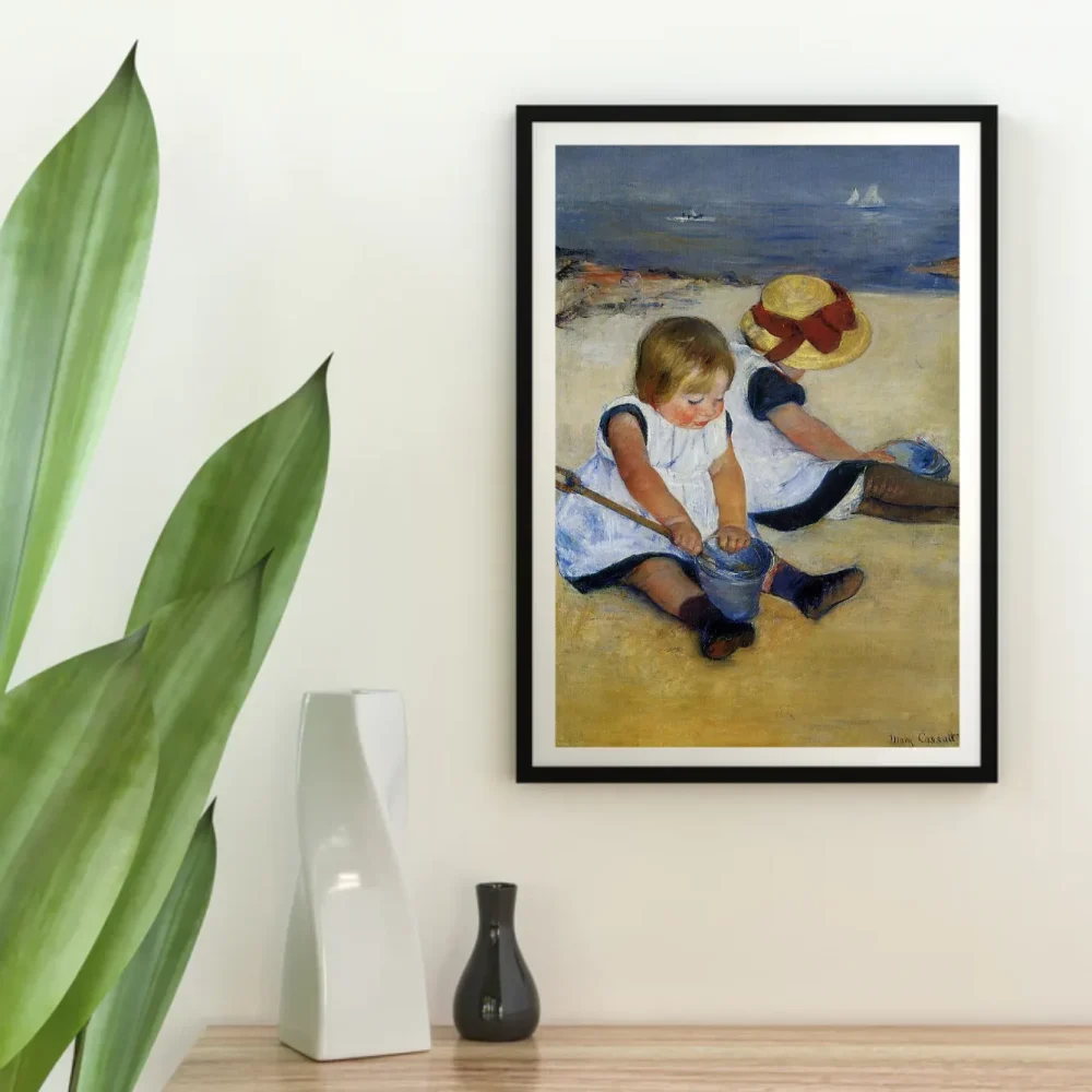 Pintar por números Niños en la orilla – foto 4