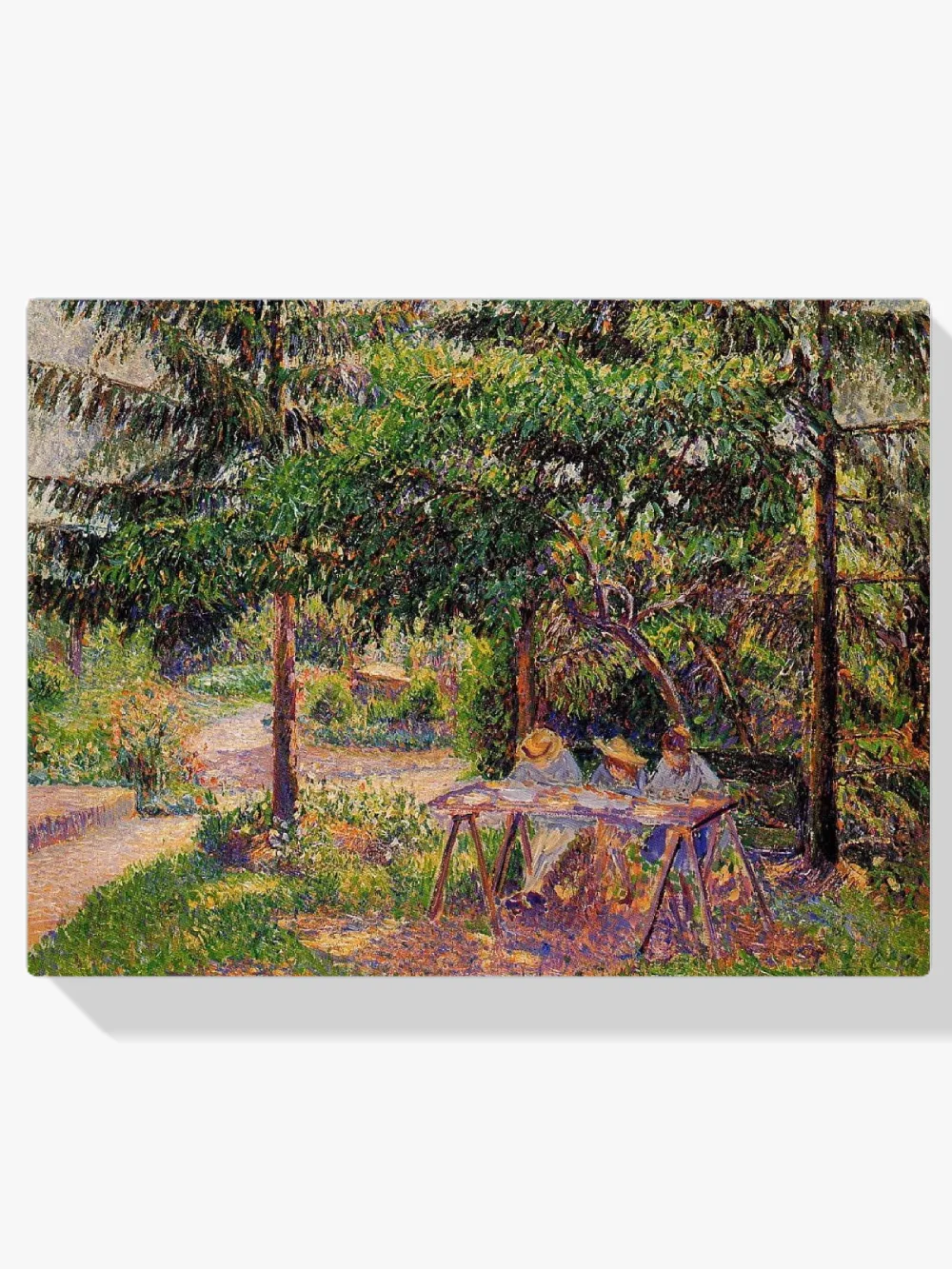 Pintar por números Niños en un jardín de Éragny
