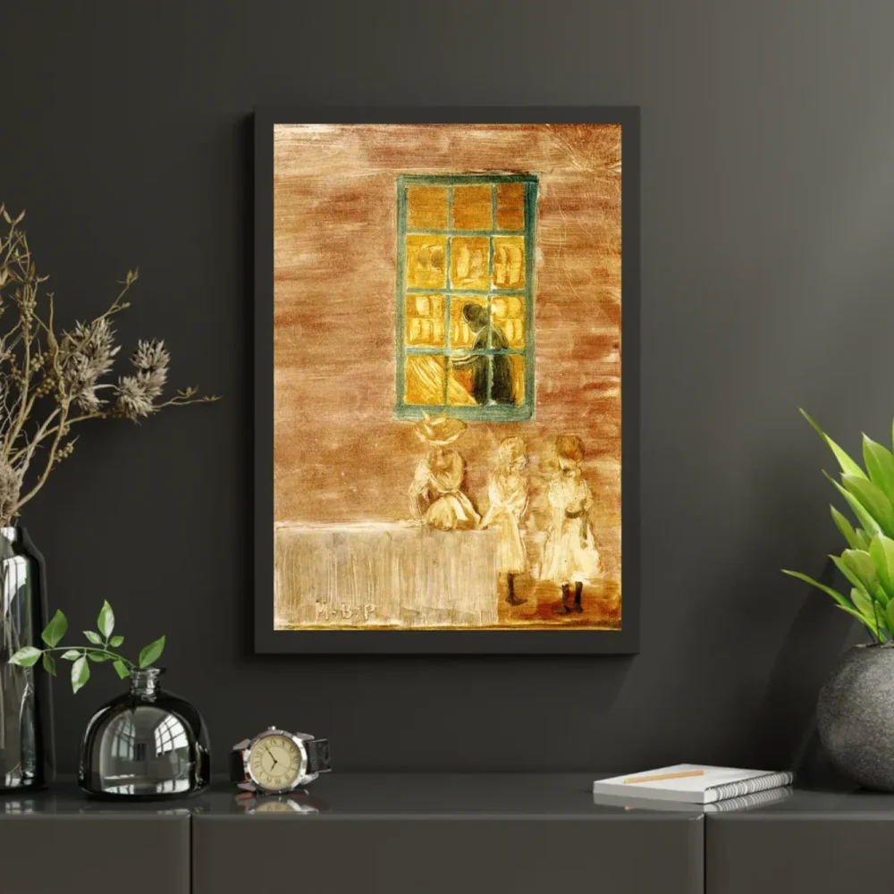Pintar por números Niños junto a una ventana – foto 3