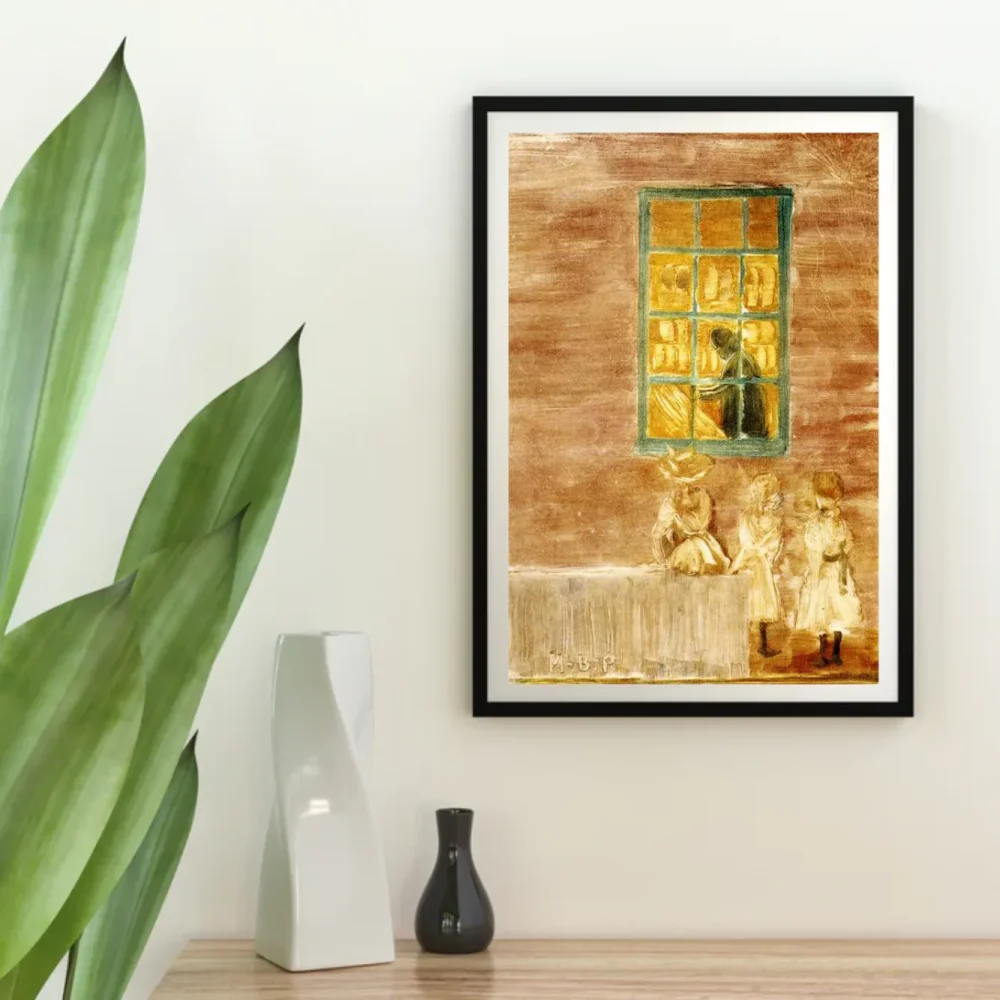 Pintar por números Niños junto a una ventana – foto 4