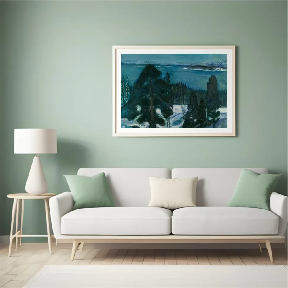 Pintar por números Noche de invierno – foto 4
