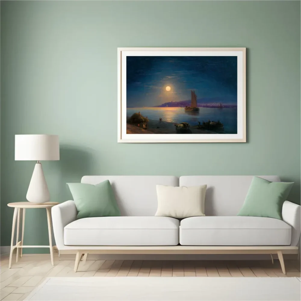 Pintar por números Noche de luna en el Dniéper - Iván Aivazovski – foto 4