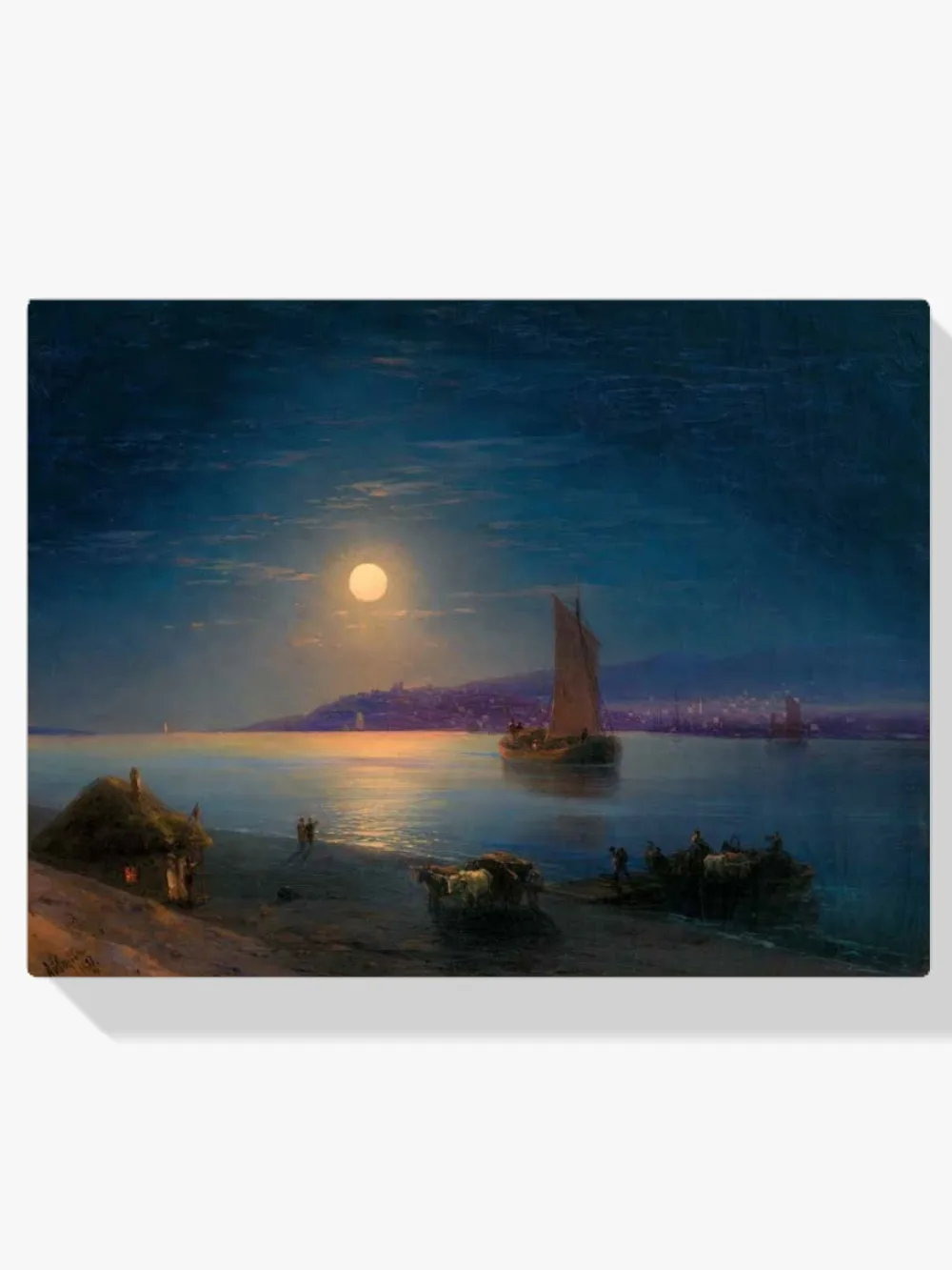 Pintar por números Noche de luna en el Dniéper - Iván Aivazovski