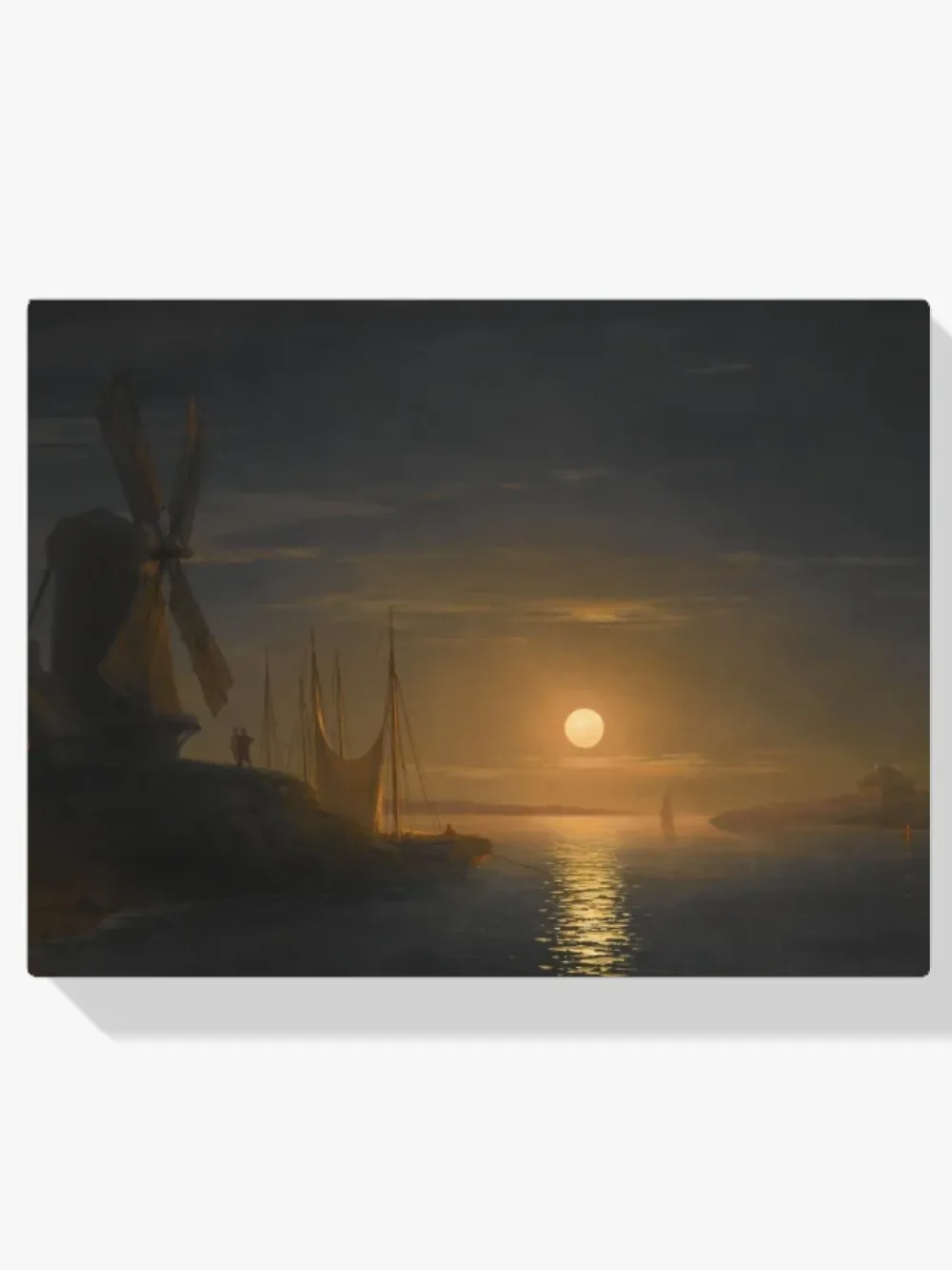 Pintar por números Noche de luna en el Dniéper