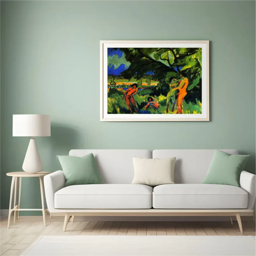 Pintar por números Noctámbulos jugando bajo un árbol – foto 4