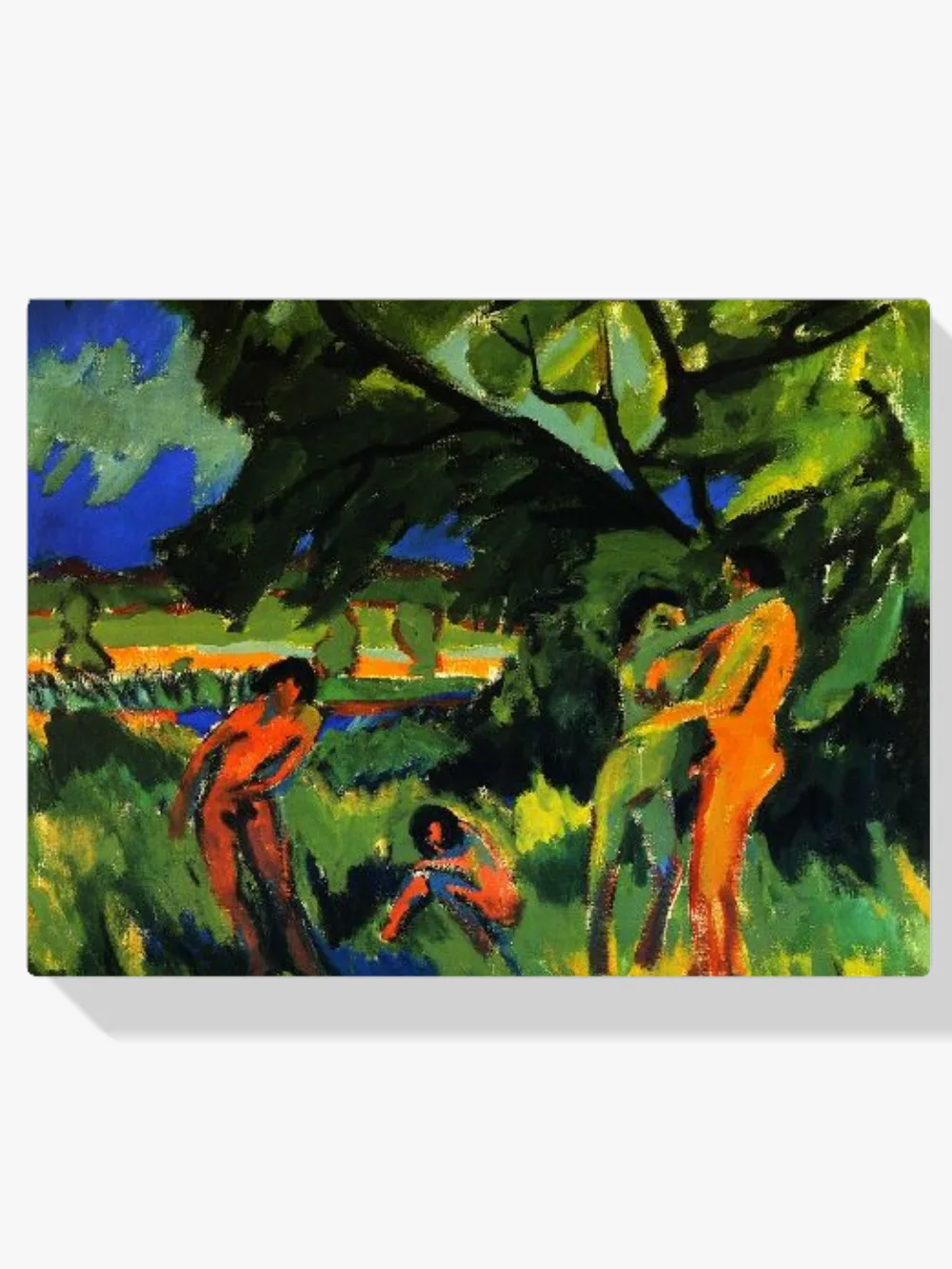 Pintar por números Noctámbulos jugando bajo un árbol