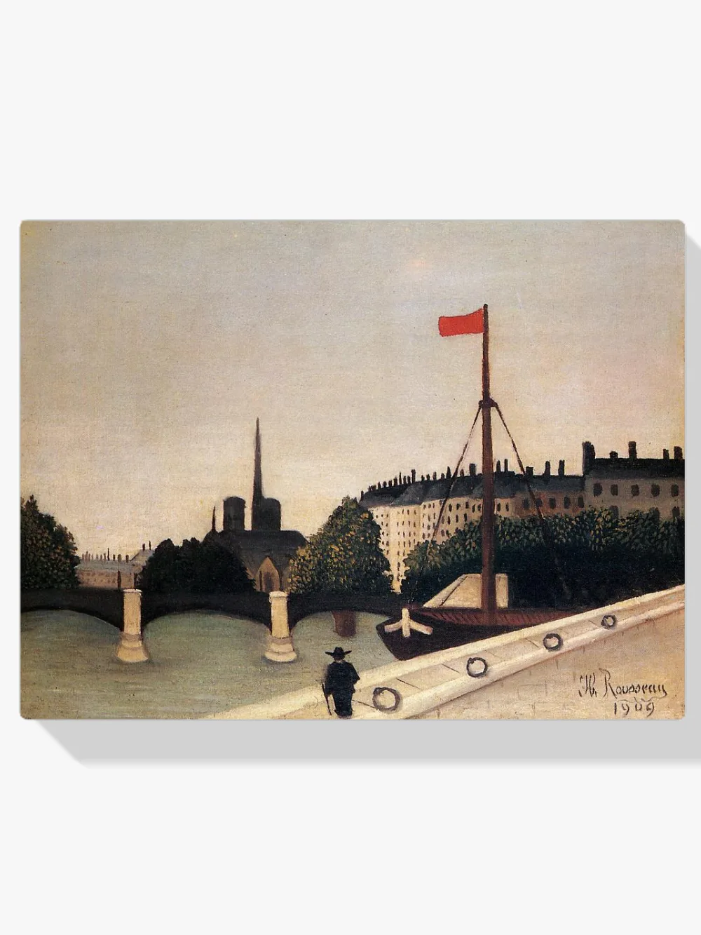Pintar por números Notre Dame vista desde el quai Henri IV