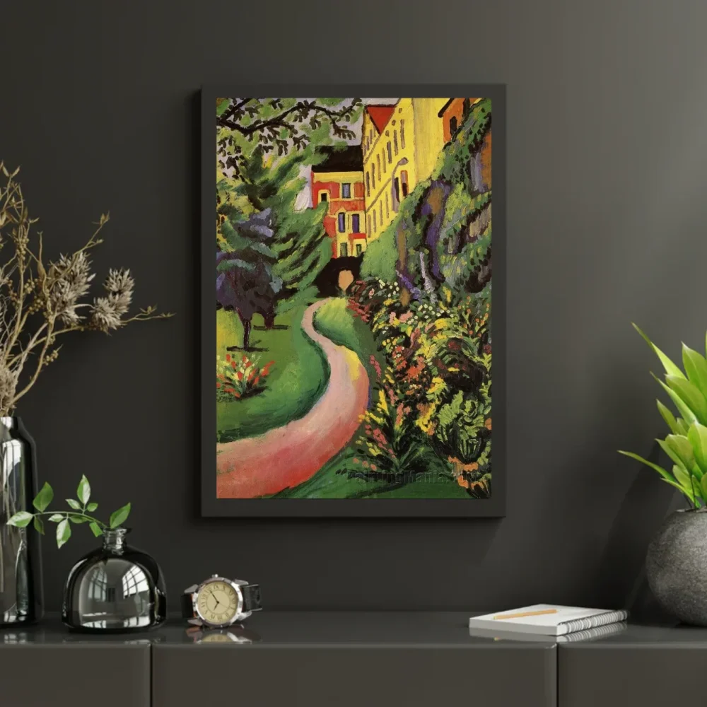 Pintar por números Nuestro jardín con arriates en flor – foto 3