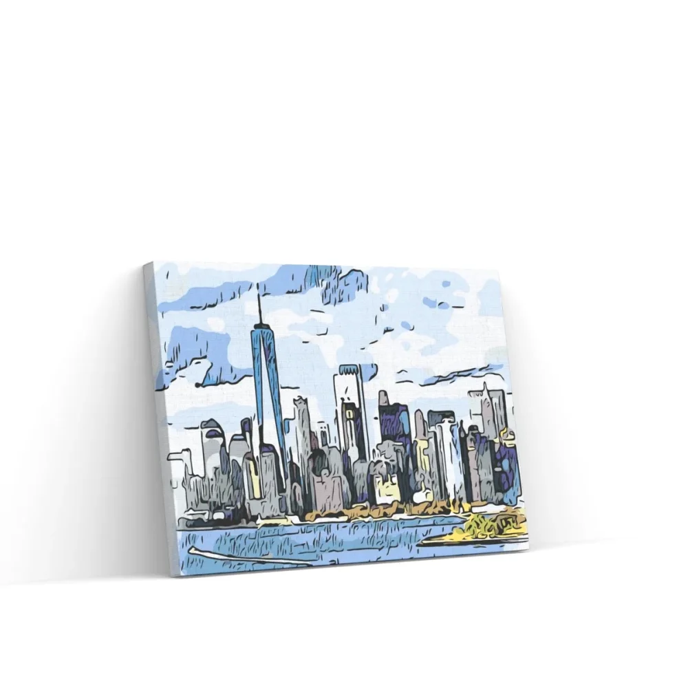 Pintar por números Nueva York (2)