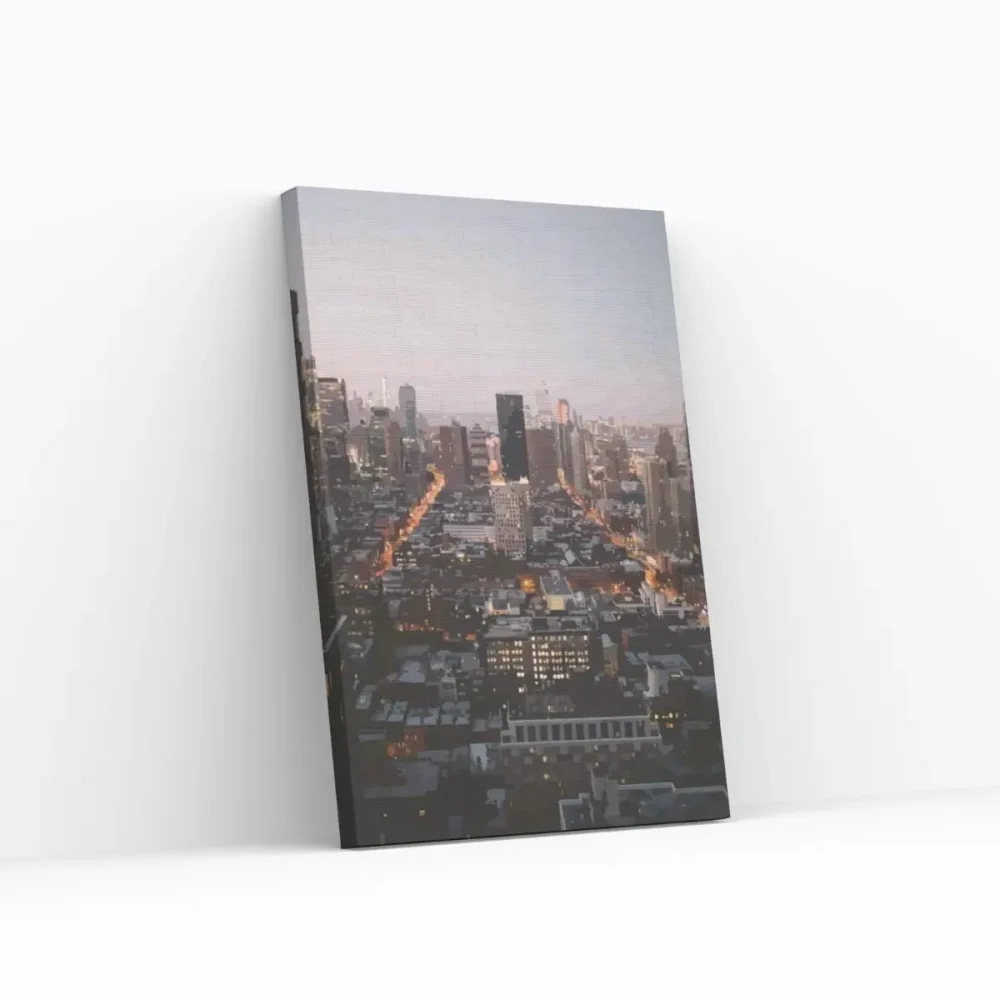 Pintar por números Nueva York con la luz de la mañana