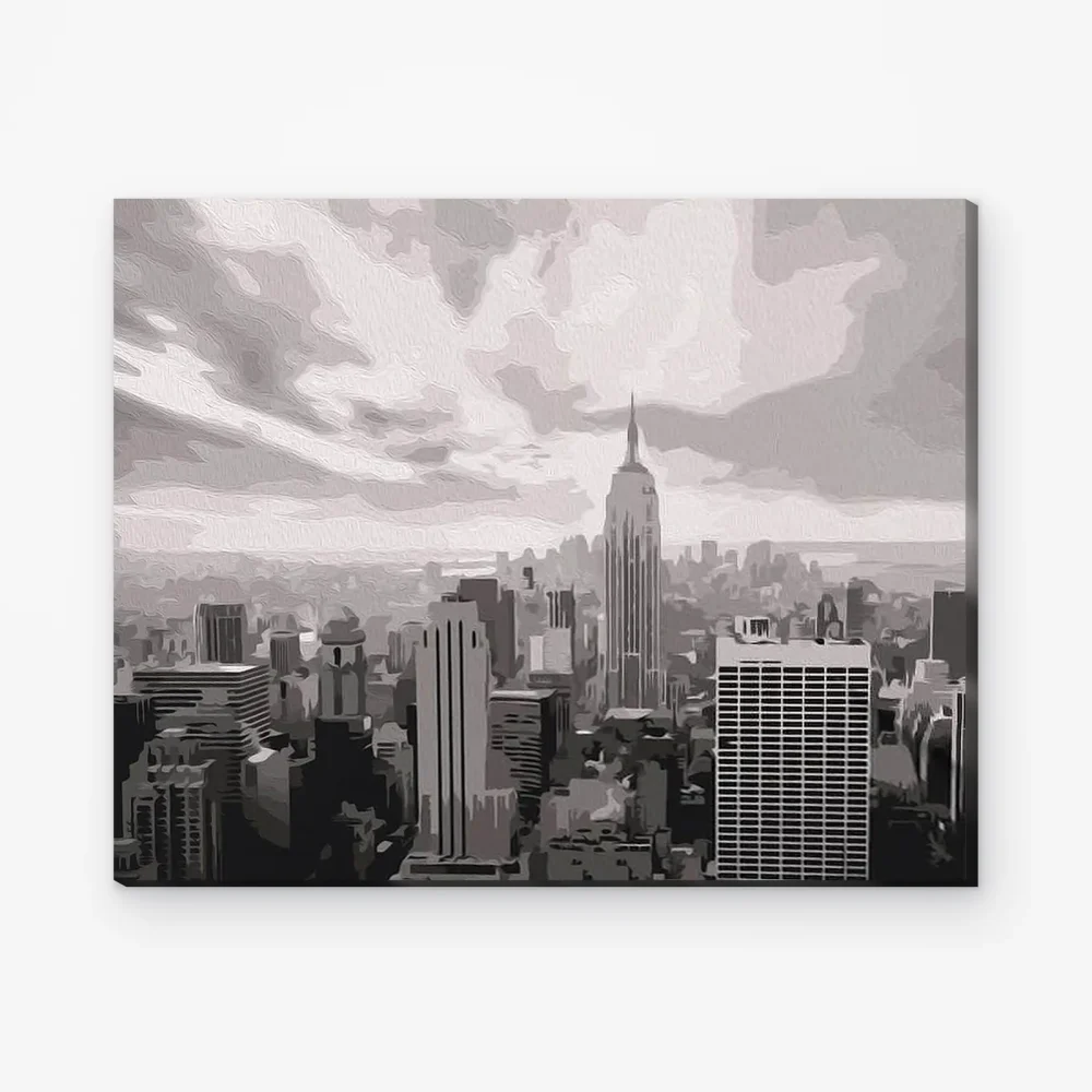Pintar por Números - Nueva York en gris