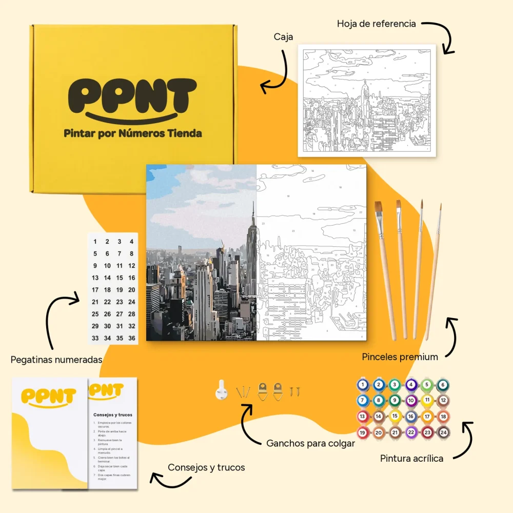 Pintar por Números - Nueva York - Paisaje urbano