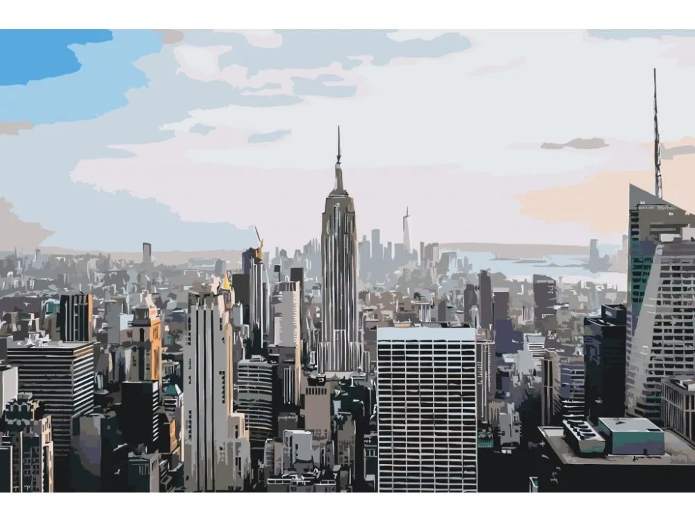 Pintar por números Nueva York - Paisaje urbano – foto 2