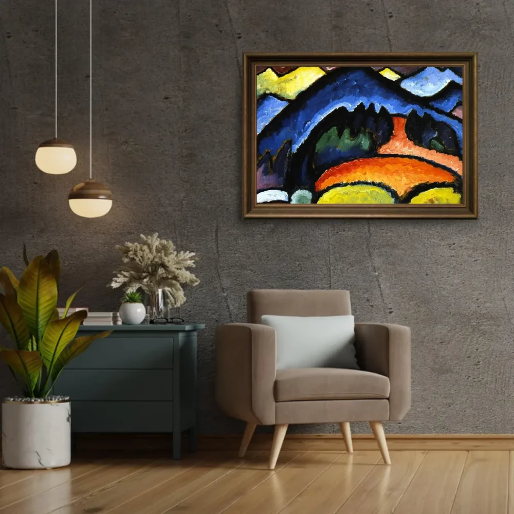 Pintar por números Oberstdorf - Alexej von Jawlensky 2 – foto 2