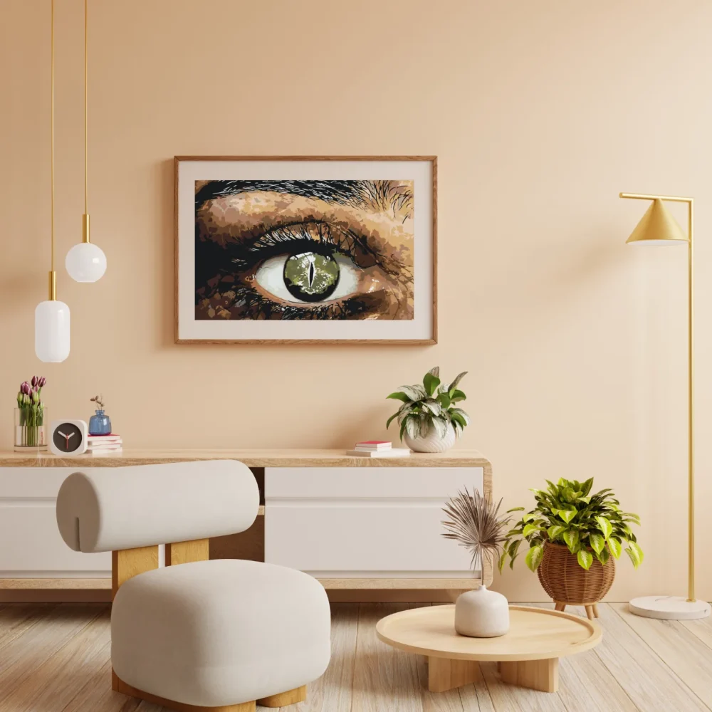 Pintar por números Ojo de cocodrilo – foto 4