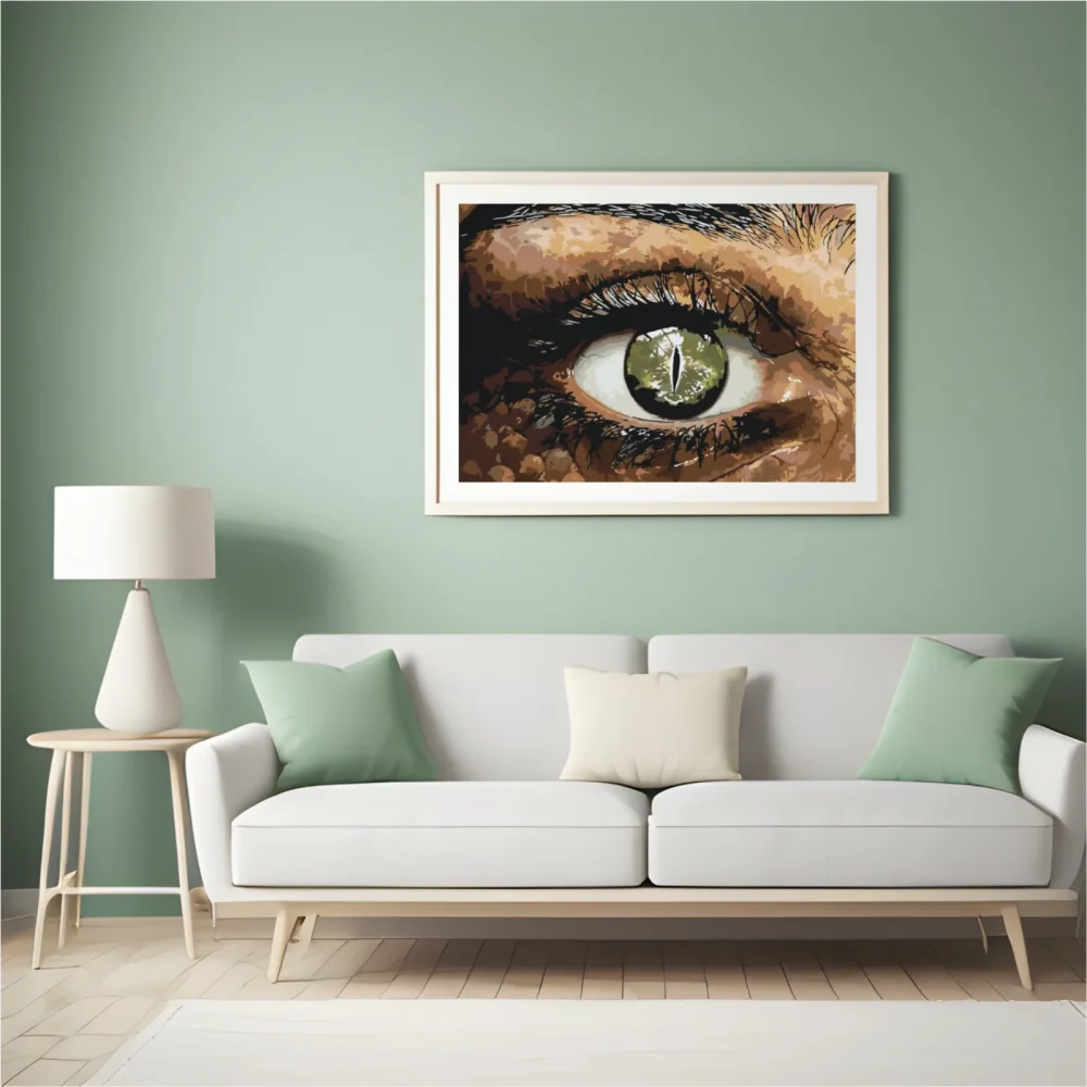 Pintar por números Ojo de cocodrilo – foto 5