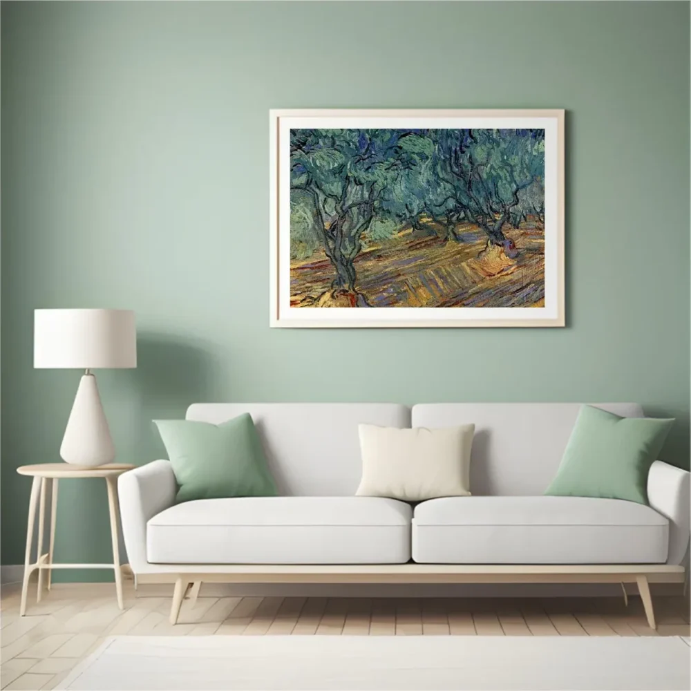 Pintar por números Olivar bajo un cielo azul claro – foto 4