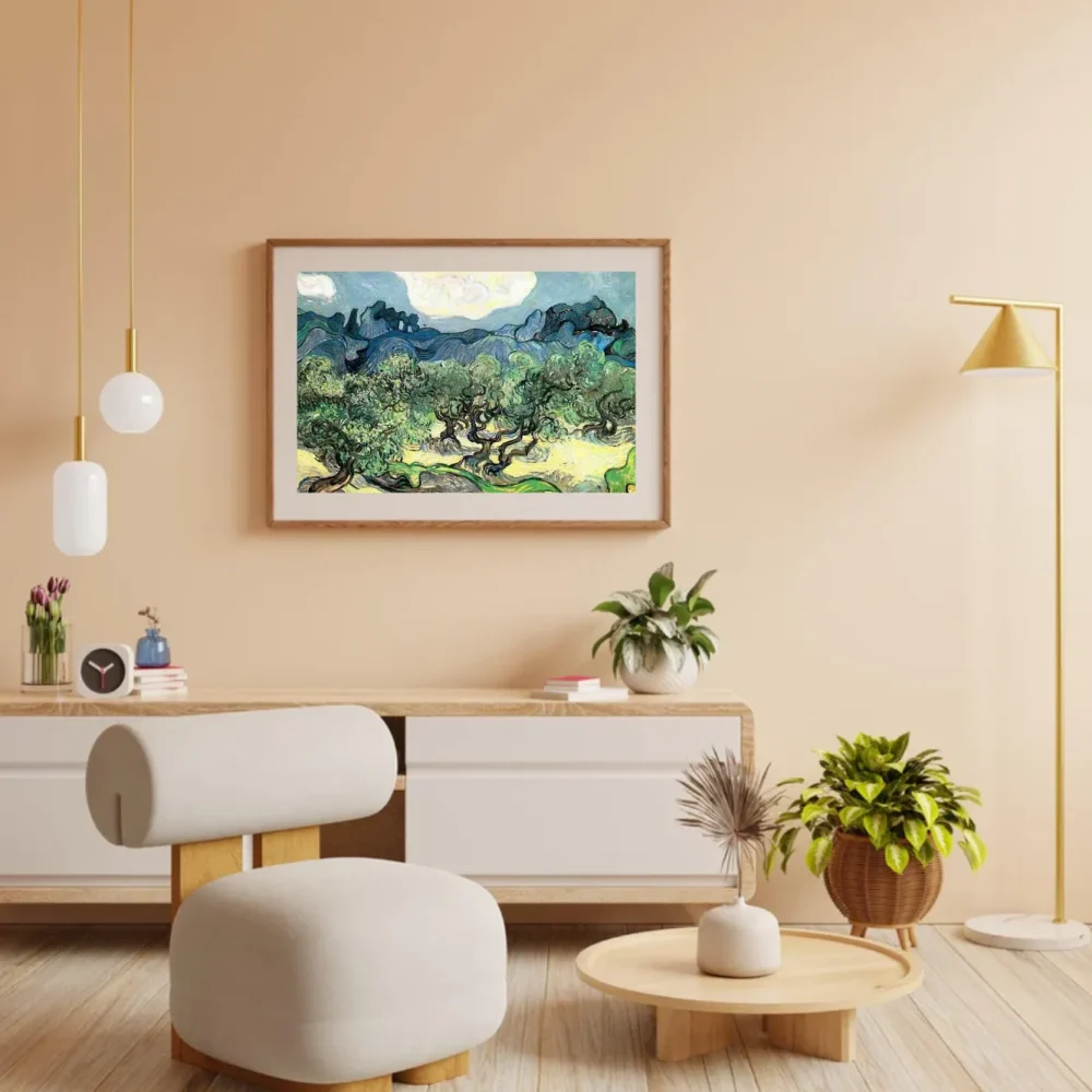Pintar por números Olivos con los Alpilles al fondo – foto 3
