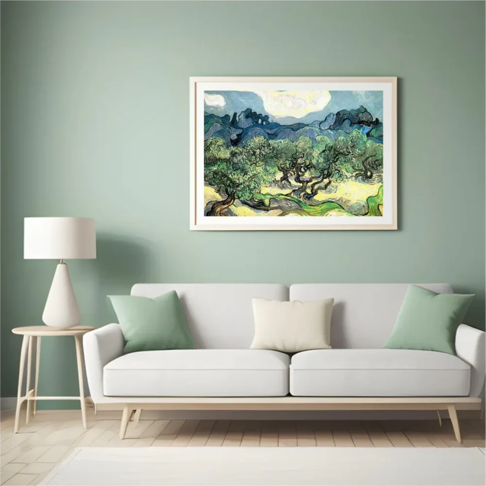 Pintar por números Olivos con los Alpilles al fondo – foto 4