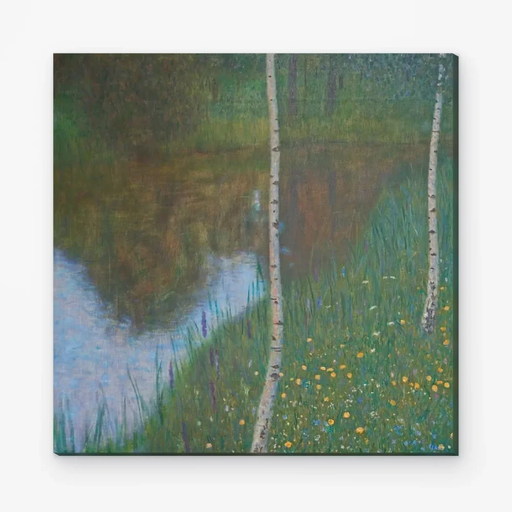 Pintar por Números - Orilla del lago con abedules