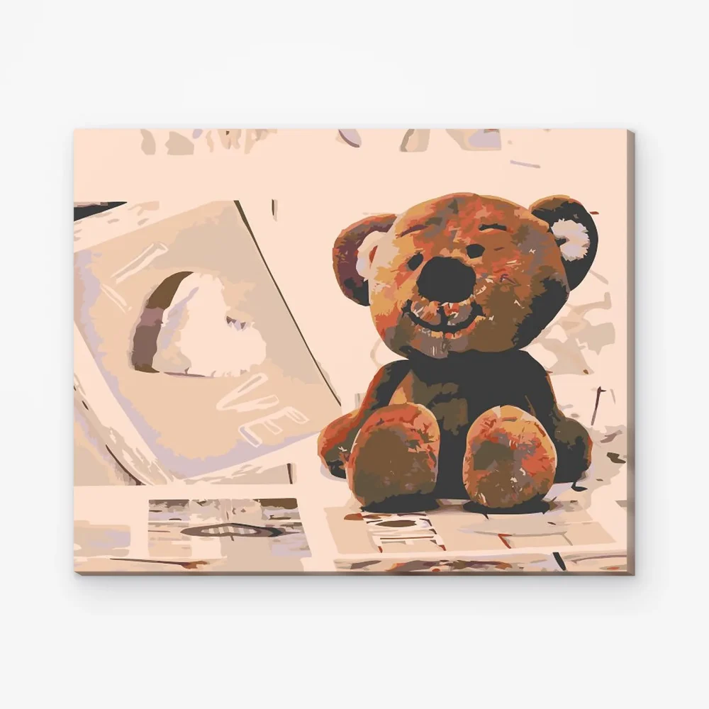 Pintar por Números - Oso - Animales