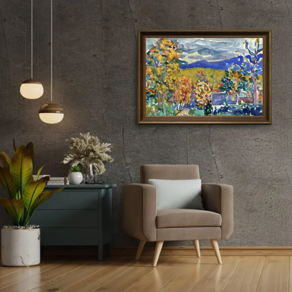 Pintar por números Otoño en Nueva Inglaterra – foto 2