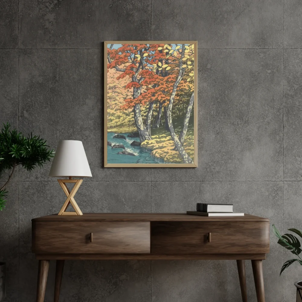 Pintar por números Otoño en Oirase – foto 4