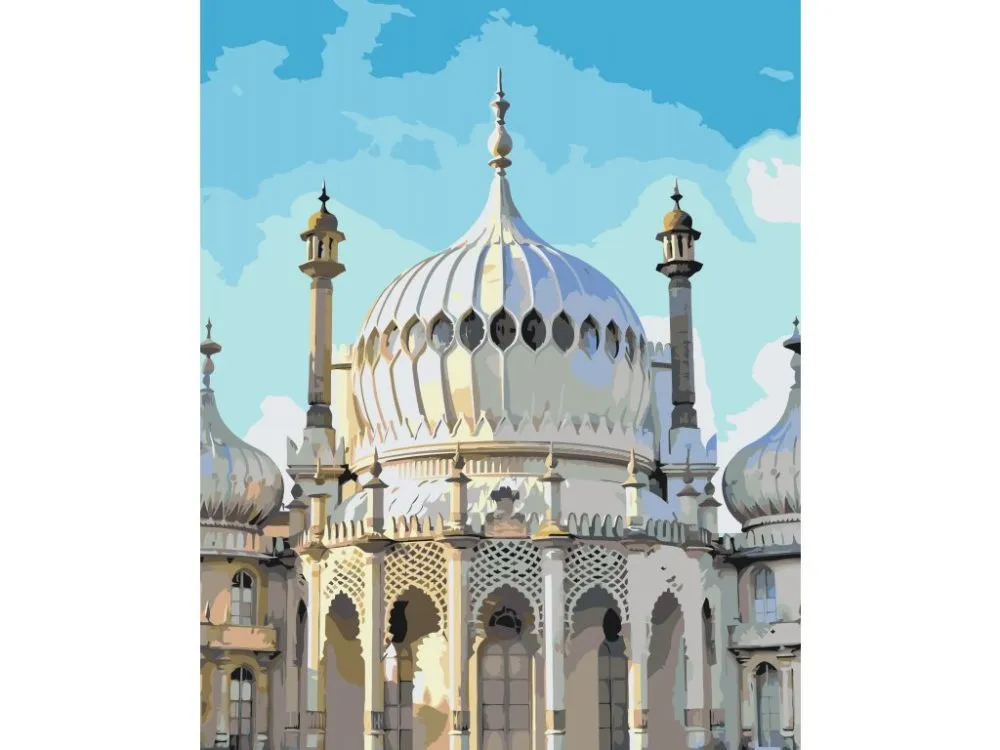 Pintar por números Pabellón Real de Brighton, Inglaterra – foto 2