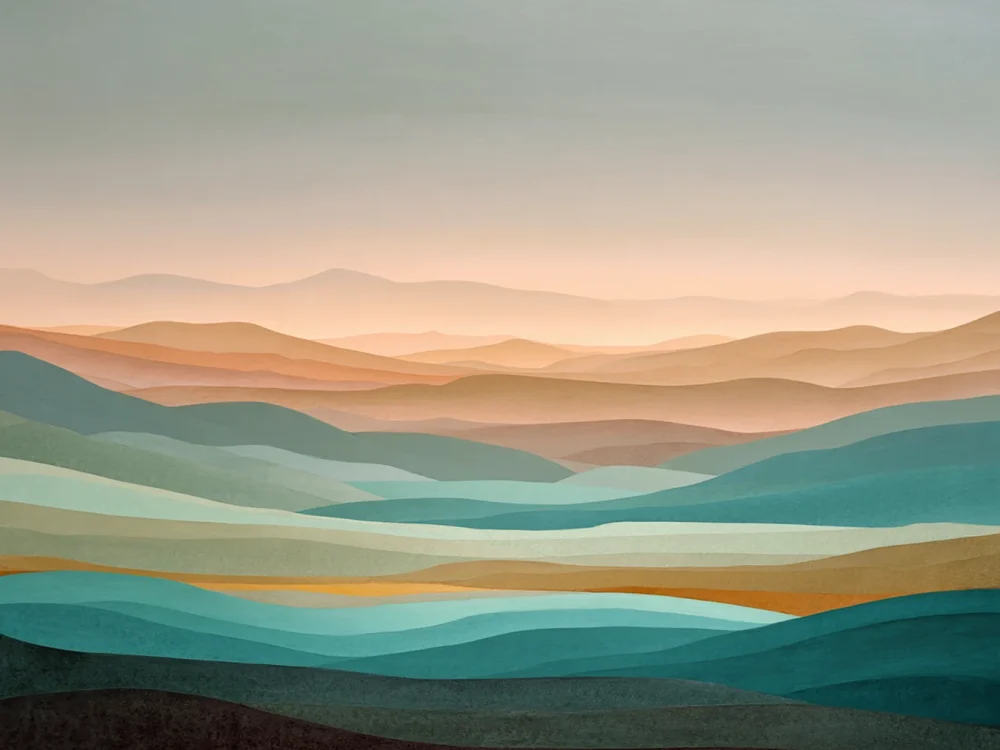Pintar por números Paisaje abstracto – foto 2