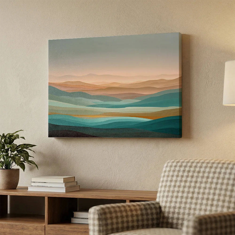 Pintar por números Paisaje abstracto – foto 3