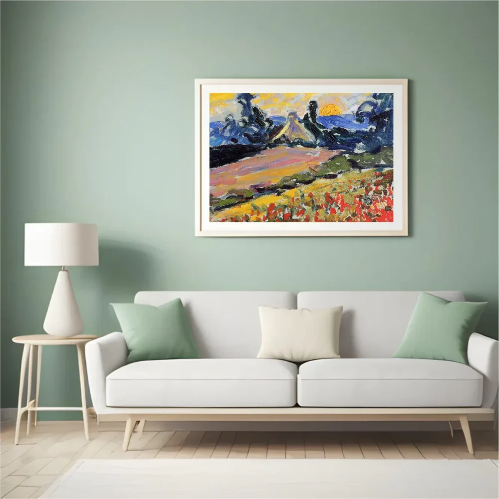 Pintar por números Paisaje al atardecer - Henri-Edmond Cross – foto 4