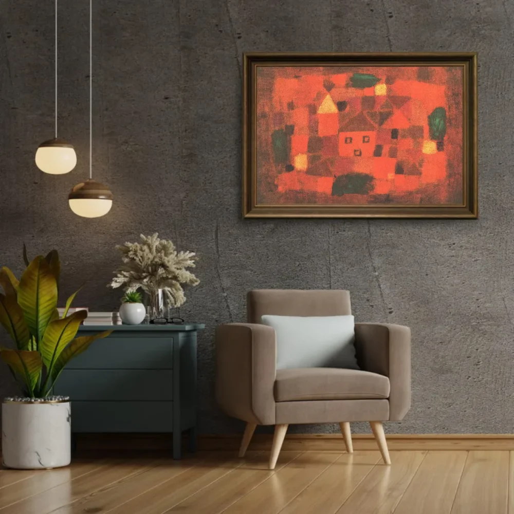 Pintar por números Paisaje al atardecer - Paul Klee – foto 2